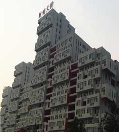 [鄭州真石漆]富士康冠達(dá)花園個(gè)性設(shè)計(jì)，只用超前單彩真石漆