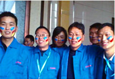 超前涂料90同學(xué)會(huì)現(xiàn)場(chǎng)！河南真石漆知名品牌